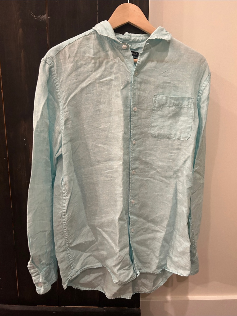 Linen Shirt (Men) in Blue